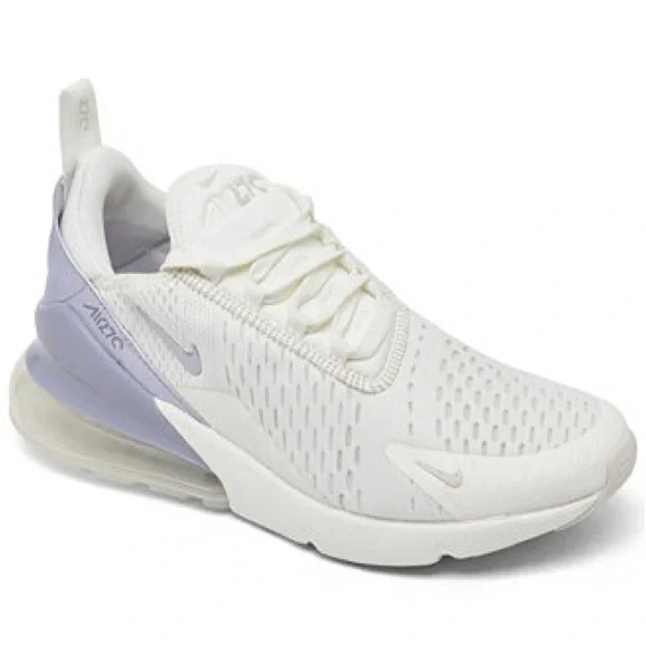 NOT FOR SALE Nike Air Max 270 Cream and Purple Women’s Sneakers - Picture 2 of 12